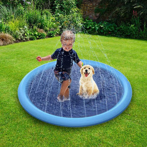 Inflatable Pet Sprinkler Splash Pad for Outdoor Water Fun – AquaSprout™