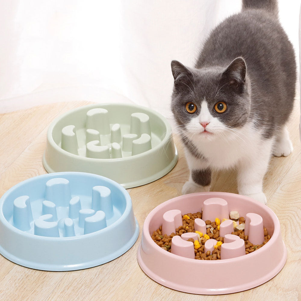 Interactive Slow Feeder Pet Bowl – Fun Puzzle Design – Puzzlow™