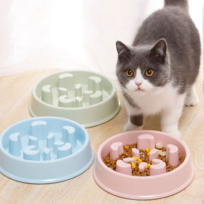 Interactive Slow Feeder Pet Bowl – Fun Puzzle Design – Puzzlow™