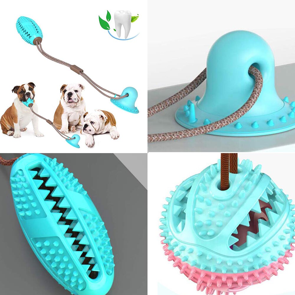 Grid Chew Toy with Suction Cup & Treat Dispenser – Nibblo™