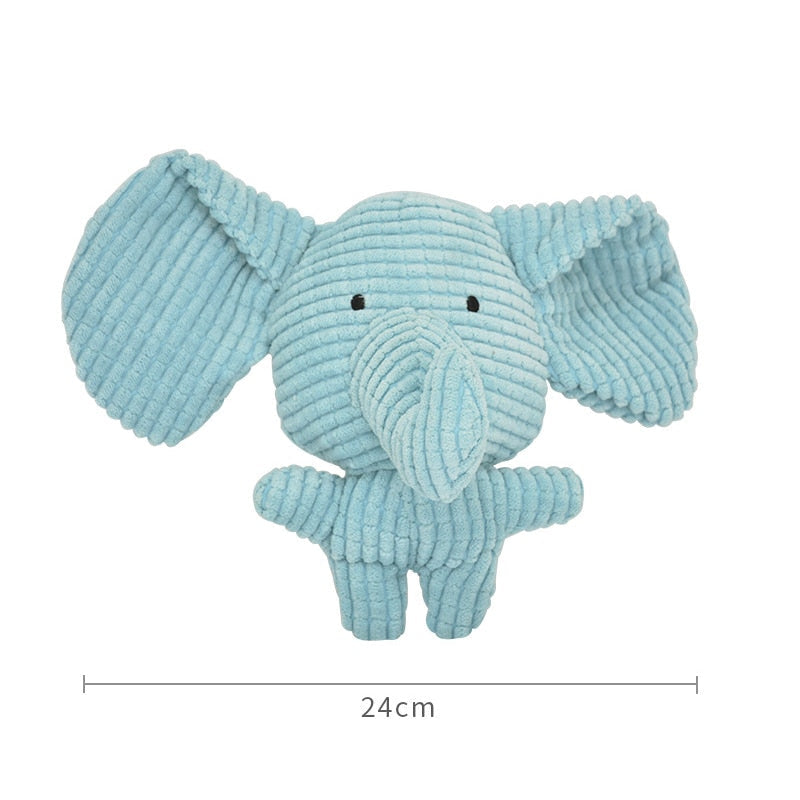 Cute Interactive Cotton Plush Animal Toy for Pets – Snugpaw™