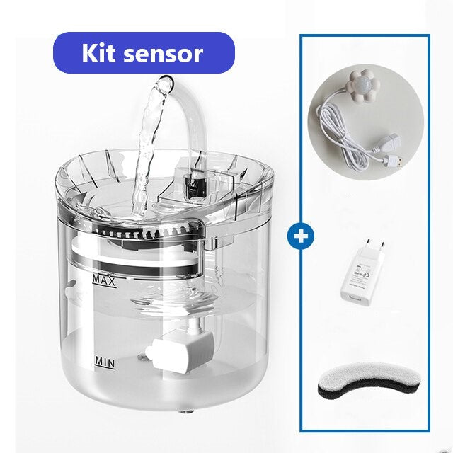 Automatic Pet Water Fountain with Carbon Filter – Clarivo™