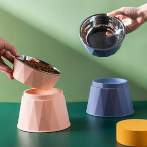 Elevated Pet Bowl with Non-Slip Removable Base – Duna™