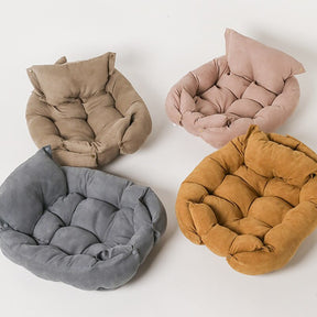 3-in-1 Velvet Pet Bed with Convertible Design – Page™