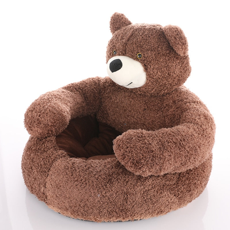Washable Pet Bed with Non-Slip Bottom – SnuggleBear™