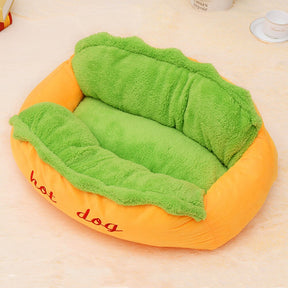 Non-Slip Pet Bed with Removable Cover & Pillow – SnugNest™