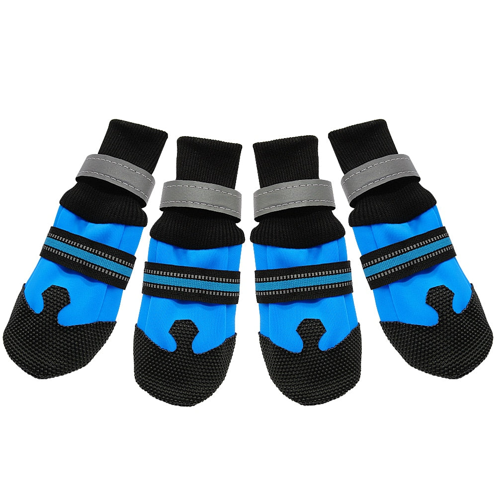 Anti-Slip Waterproof Dog Socks with Reflective Trim – Grippaw™