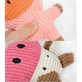 Cute Interactive Cotton Plush Animal Toy for Pets – Snugpaw™
