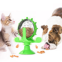 360° Spinning Treat Dispenser Interactive Pet Toy – Spinza™