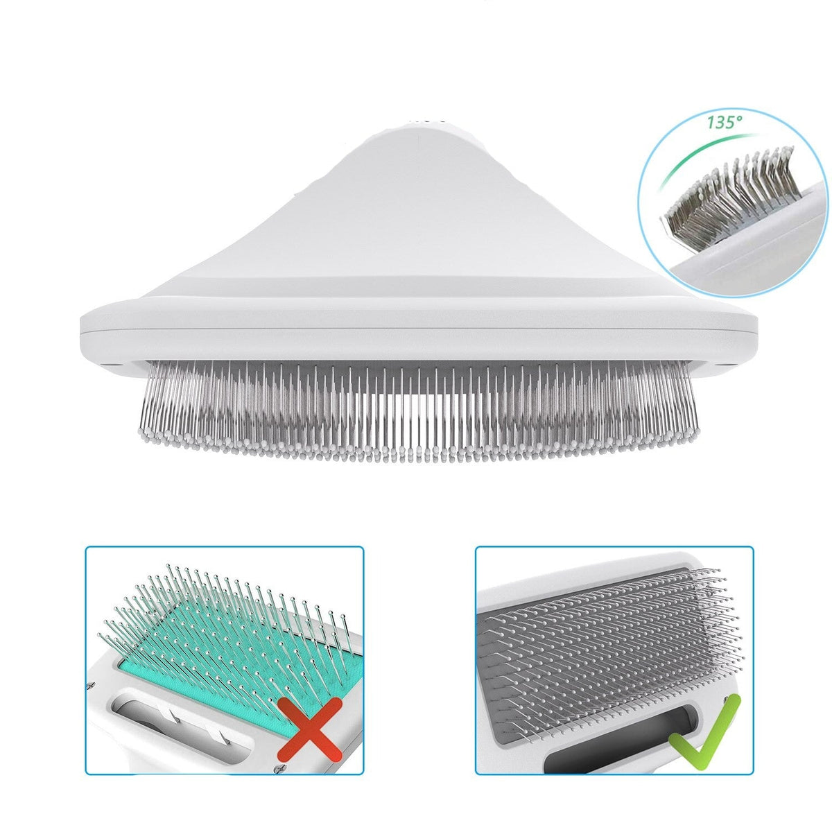 2-in-1 Pet Hair Dryer & Grooming Comb – Puffara™