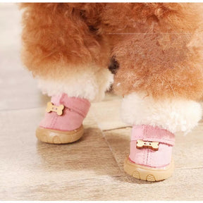 Pet Shoes 4-Piece Set for Small Pets – SnowStep™