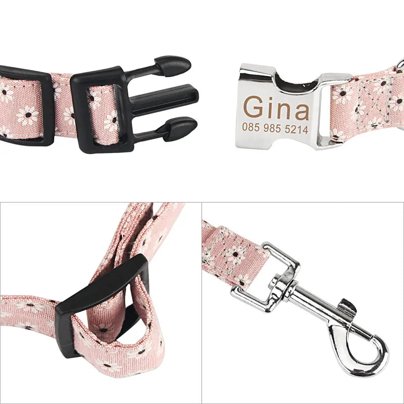 Personalized ID Pet Collar with Name & Phone Number – Tagwell™