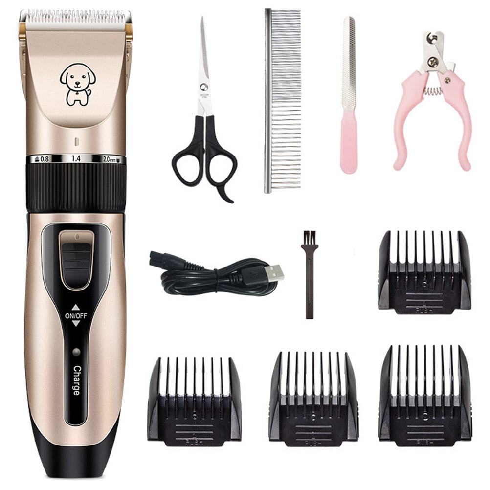 Cordless Pet Hair Clipper Grooming Kit – Clipwell™