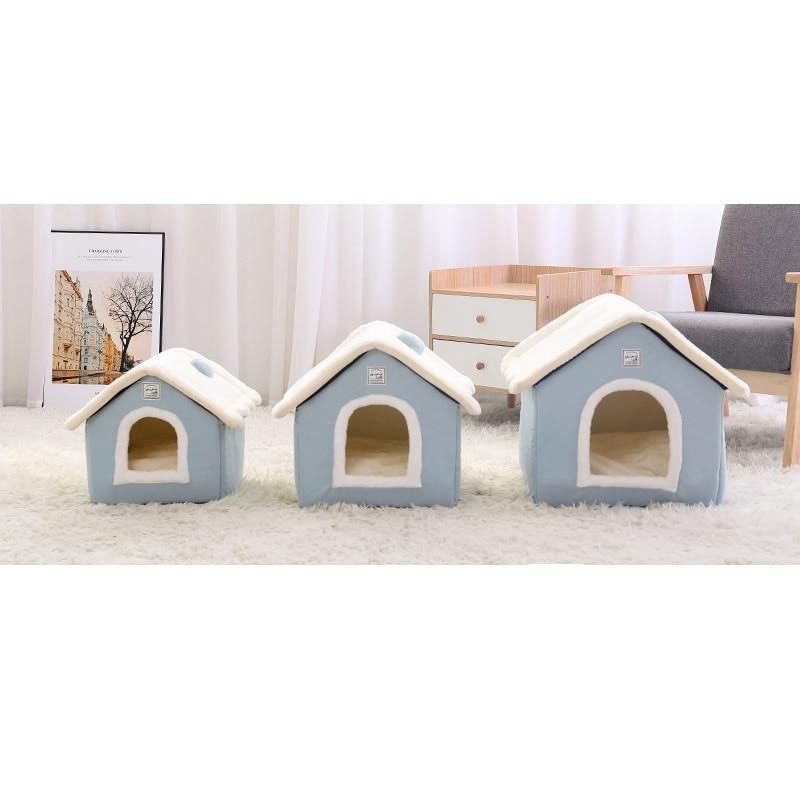 Pet House Bed with Removable Design – BlueHaven™