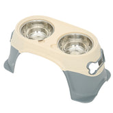 Ergonomic Elevated Pet Bowl Set with Non-Slip Stand – Levaro™
