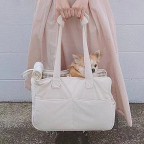 Pet Carrier Bag with Open Window Design & Side Pockets – Wispel™