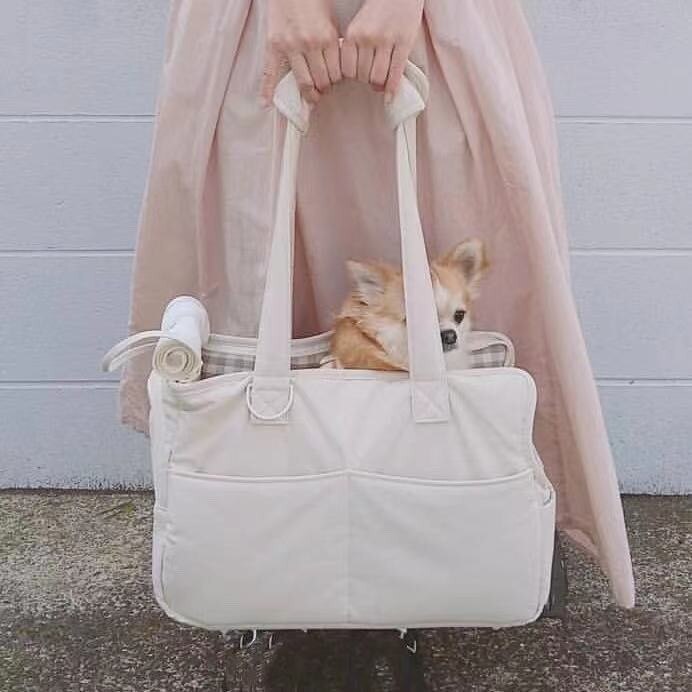 Pet Carrier Bag with Open Window Design & Side Pockets – Wispel™