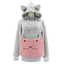 Kangaroo Pouch Pet Carrier Hoodie, Plush Hooded Sweatshirt – Tavo™
