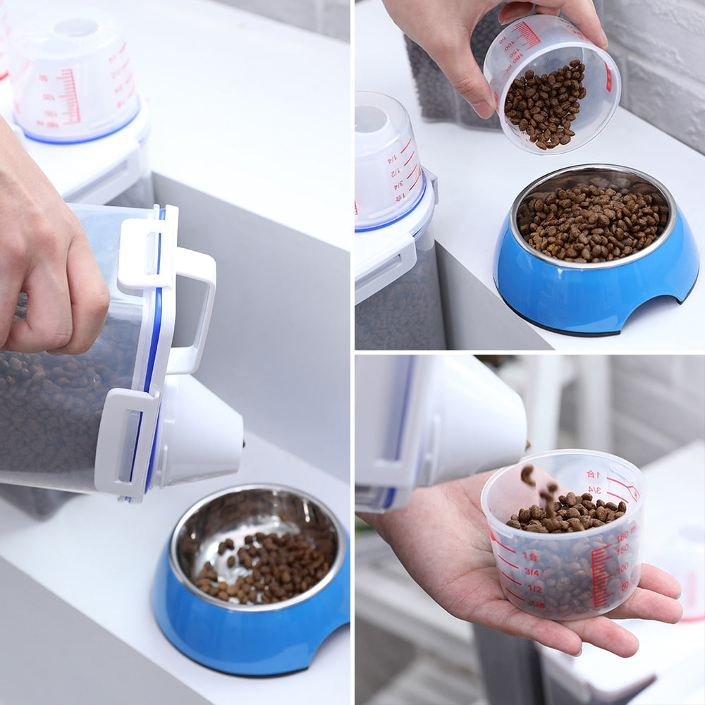 Pet Food Storage & Dispenser Container – Freshvo™