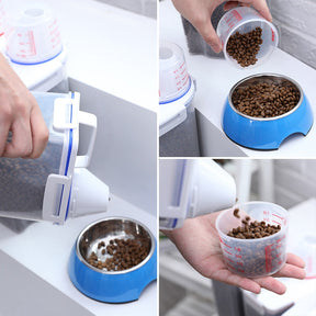 Pet Food Storage & Dispenser Container – Freshvo™