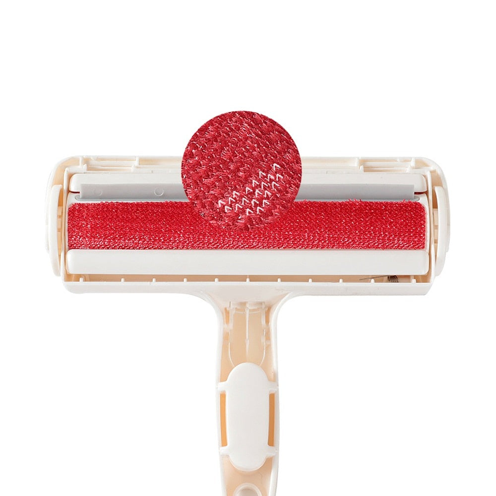 Reusable Pet Hair Remover Brush with Self-Cleaning Container – ShedAway™