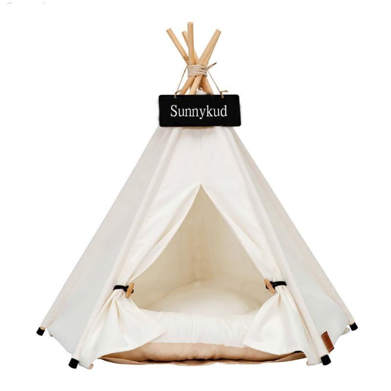 Pet Tent Bed with House-Style Design – HavenPeak™
