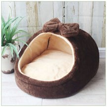 Cozy Pet Cave Bed with Removable Cushion – Nestelle™