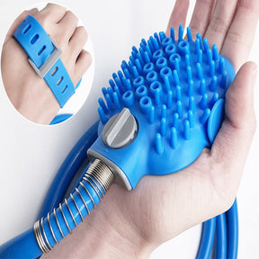 Pet Shower Bath Sprayer for Dogs with Massage Brush – Jetlo™
