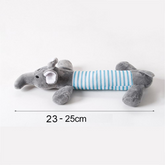 Cotton Animal Pet Toy 9.8-Inch Elephant, Duck or Pig – CritterToss™