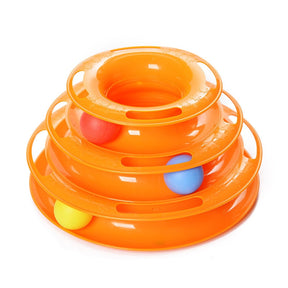 3-Tier Cat Activity Tower Toy – Non-Toxic Durable Design – Vezlo™