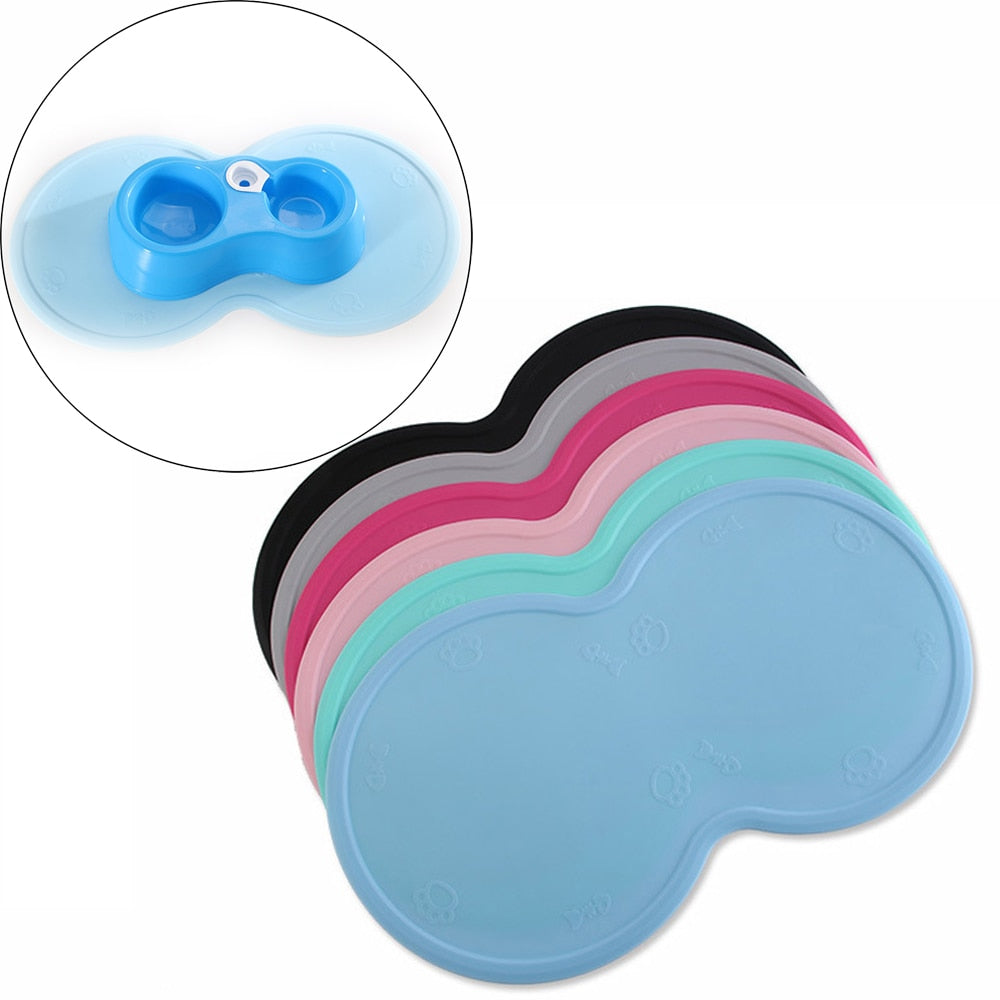 Non-Slip Silicone Pet Feeding Mat for Bowls & Feeders – Silqo™