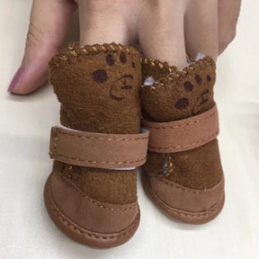 Warm Adjustable Dog Boots with Non-Slip Soles – Loafly™