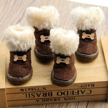 Pet Shoes 4-Piece Set for Small Pets – SnowStep™