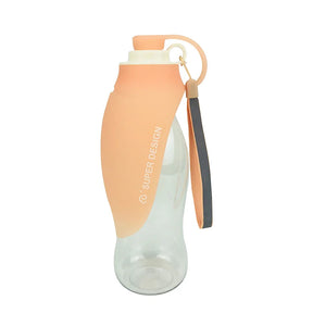 Portable Pet Water Bottle & Feeder 19.6 fl oz for Travel – TrailSip™