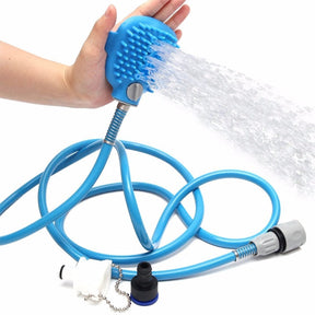 Pet Shower Bath Sprayer for Dogs with Massage Brush – Jetlo™