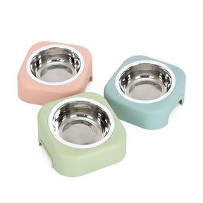 Plastic & Stainless Steel Pet Bowl with Removable Base – Nomi™