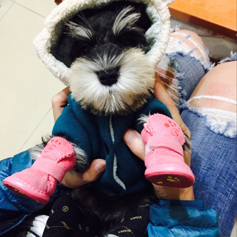 Warm Adjustable Dog Boots with Non-Slip Soles – Loafly™