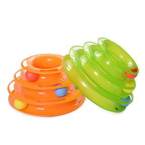 3-Tier Cat Activity Tower Toy – Non-Toxic Durable Design – Vezlo™