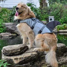 Pet Life Jacket with Mermaid & Shark Prints – Wavelo™