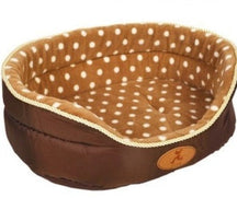 Velvet Pet Bed with Raised Bolsters – Veloura™