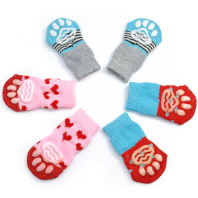 Pet Lover Socks – 4-Piece Cotton Set for Dogs & Cats – Padstep™