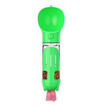 3-in-1 Portable Dog Water Bottle with Food & Waste Bag Storage – TrailSip™