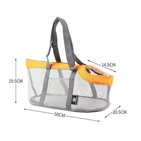 Breathable Pet Carrier Bag with Zip-Top Opening & Head Vent – Wovin™