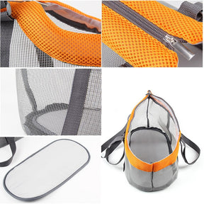 Breathable Pet Carrier Bag with Zip-Top Opening & Head Vent – Wovin™