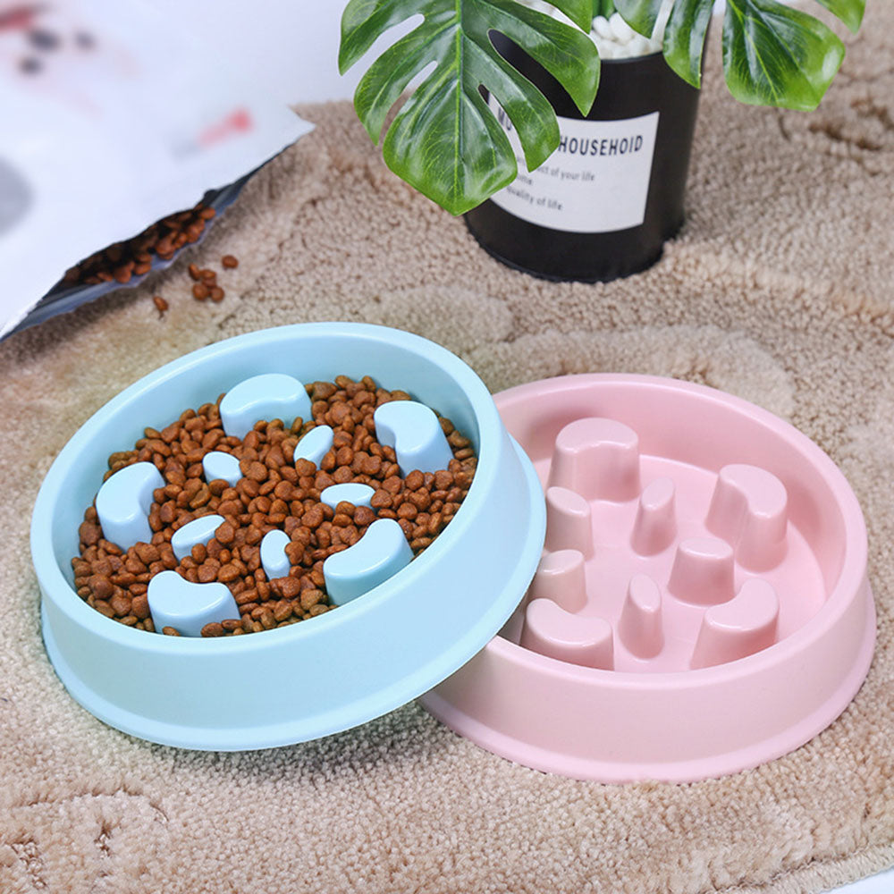 Interactive Slow Feeder Pet Bowl – Fun Puzzle Design – Puzzlow™