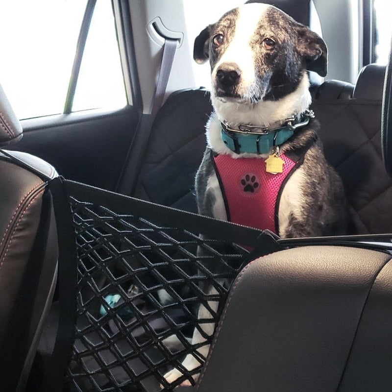 Car Pet Barrier Mesh Safety Net – RoadGuard™