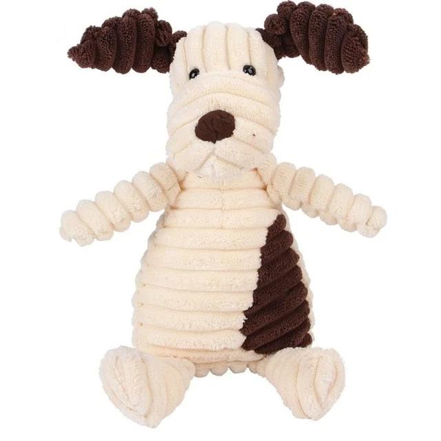 Soft Cotton Plush Animal Squeaky Chew Toy for Pets – Squeako™