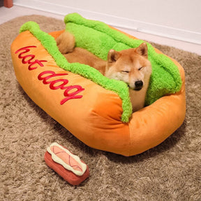 Non-Slip Pet Bed with Removable Cover & Pillow – SnugNest™