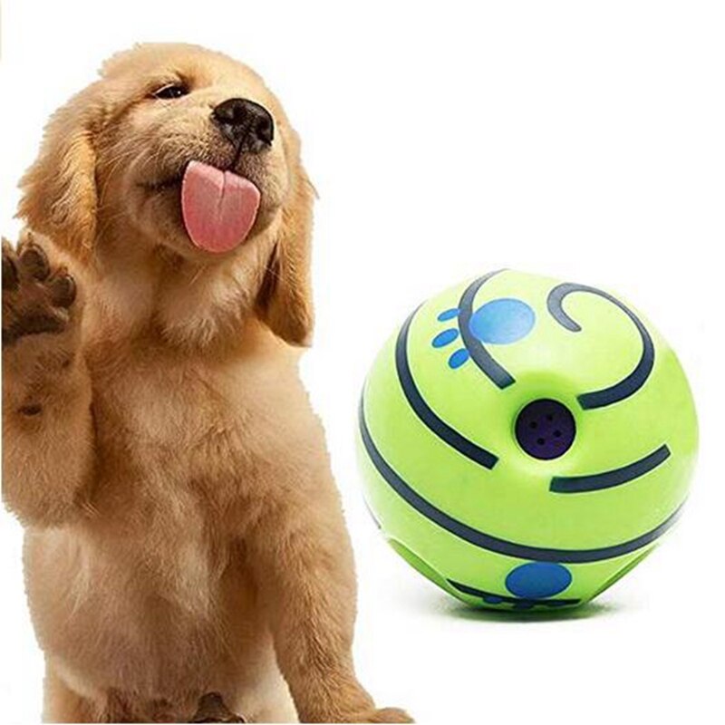 Interactive Giggle Sound Ball Dog Toy with Easy-Grip Design – Gigglo™