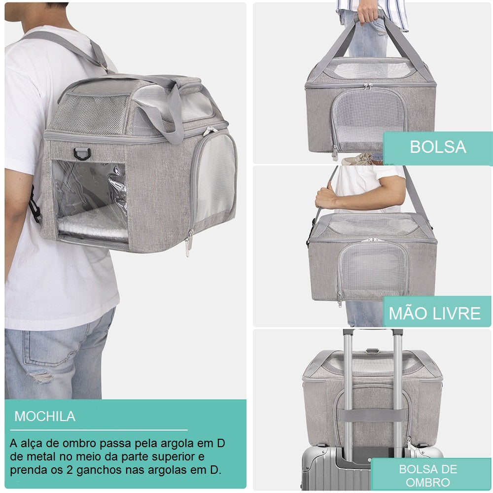 Multi-Use Pet Carrier Bag with Removable Cushion – Ramble™